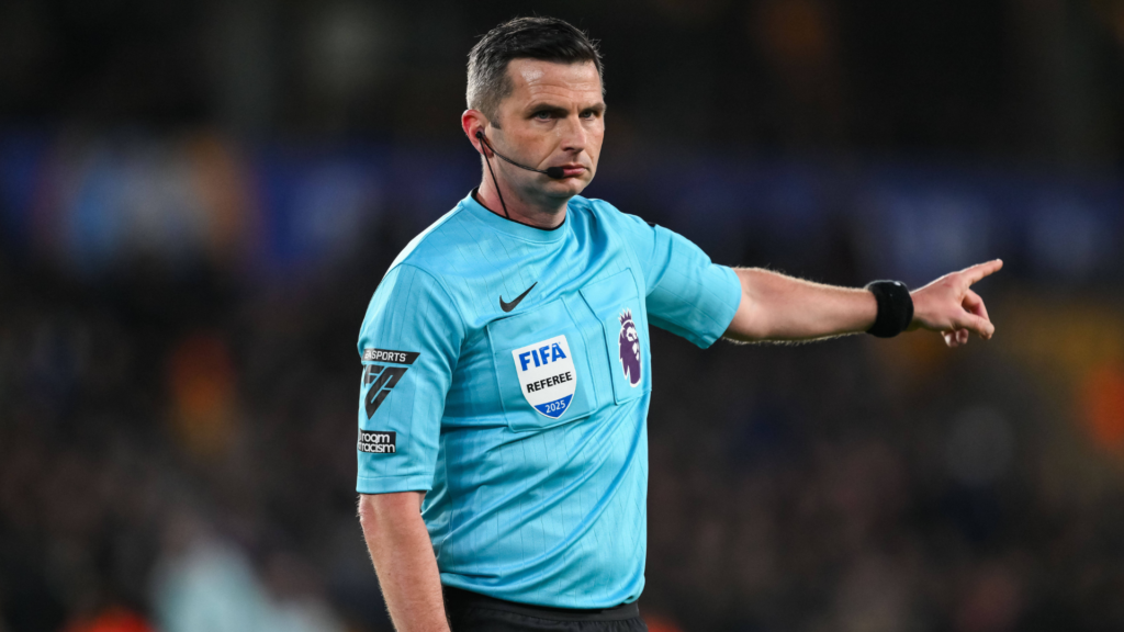 Premier League referee Michael Oliver