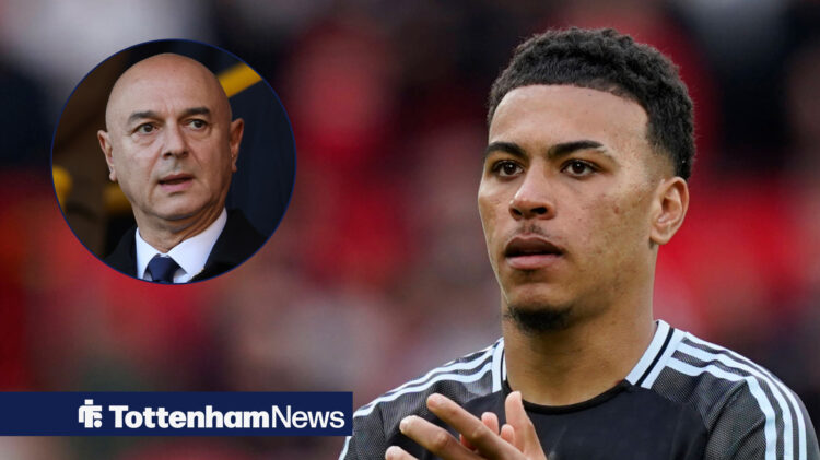 Aston Villa's Morgan Rogers, Tottenham chairman Daniel Levy