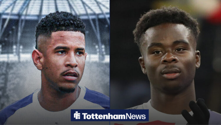 Bukayo Saka and Savinho