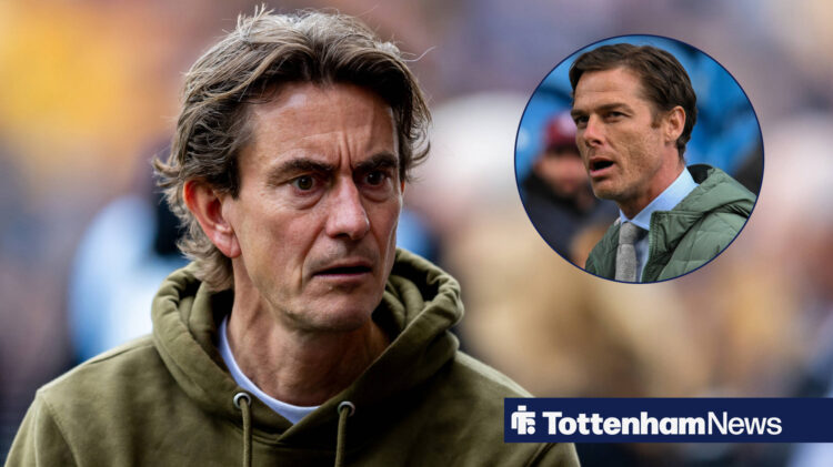 Thomas Frank looking at Scott Parker