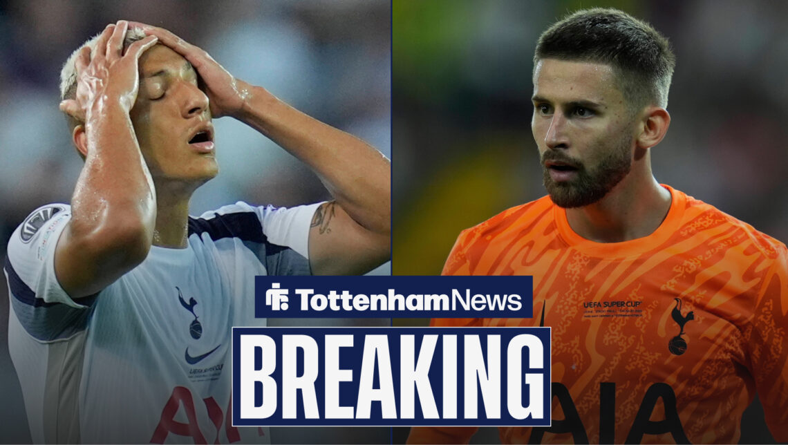 Richarlison and Guglielmo Vicario gutted as Tottenham lose vs PSG