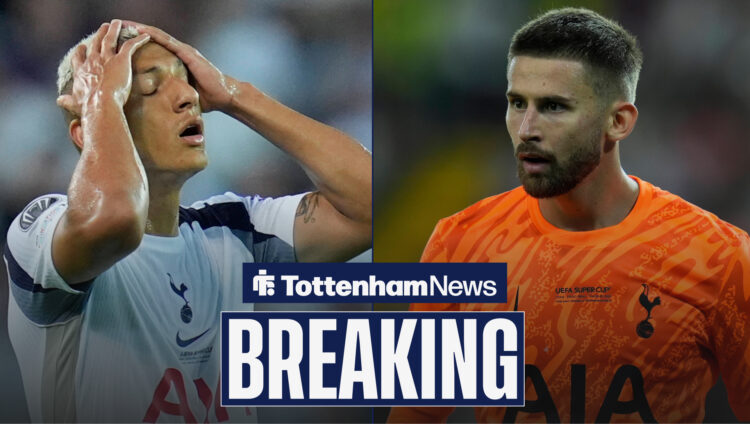 Richarlison and Guglielmo Vicario gutted as Tottenham lose vs PSG