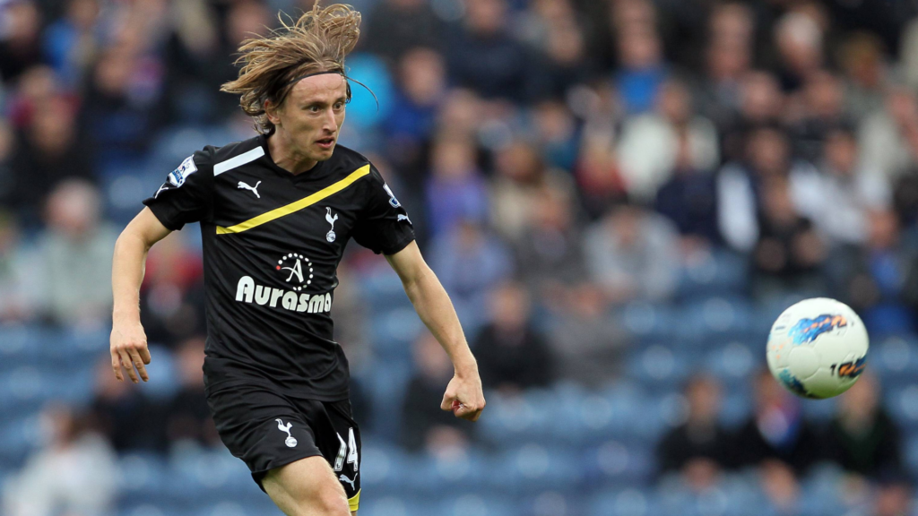 Former Tottenham midfielder Luka Modric in action.