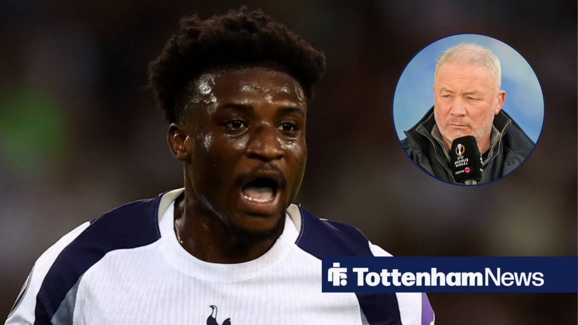 Mohammed Kudus shouts at Ally McCoist