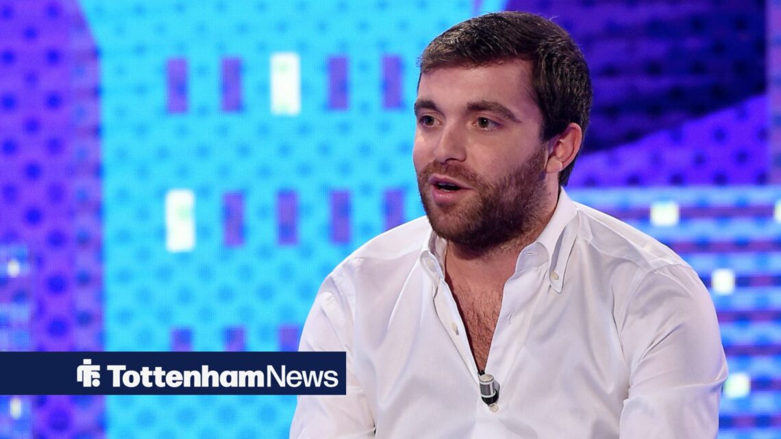 Fabrizio Romano speaks in a white shirt.