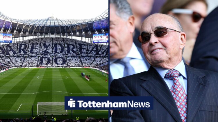Joe Lewis looks at the Tottenham Hotspur Stadium.