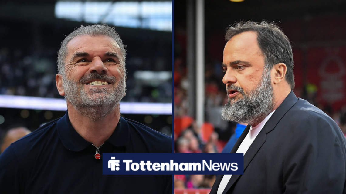 Former Tottenham boss Ange Postecoglou is set to join Evangelos Marinakis' Nottingham Forest.