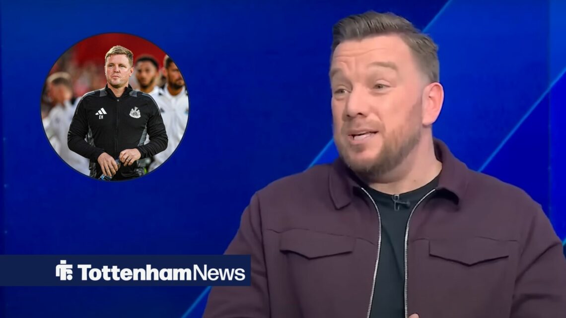 Jamie O'Hara with Eddie Howe in left circular inset