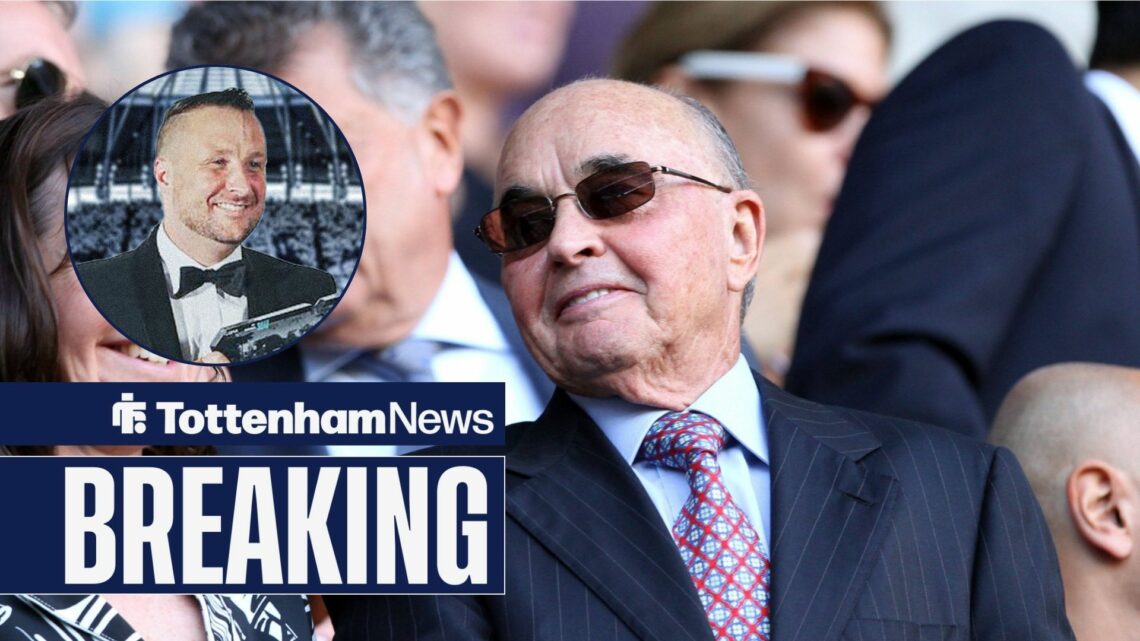 Tottenham owner Joe Lewis and Brooklyn Earick.