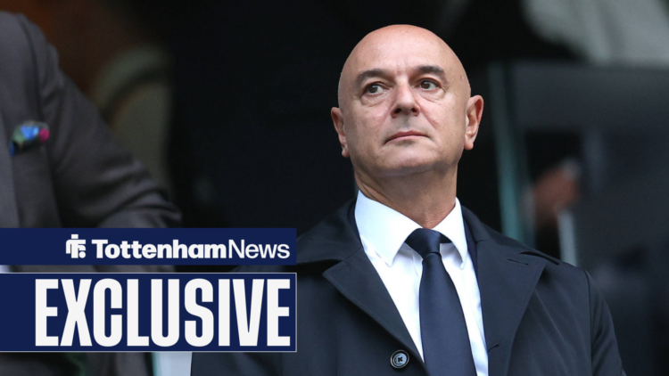 Former Tottenham chairman Daniel Levy looking focused