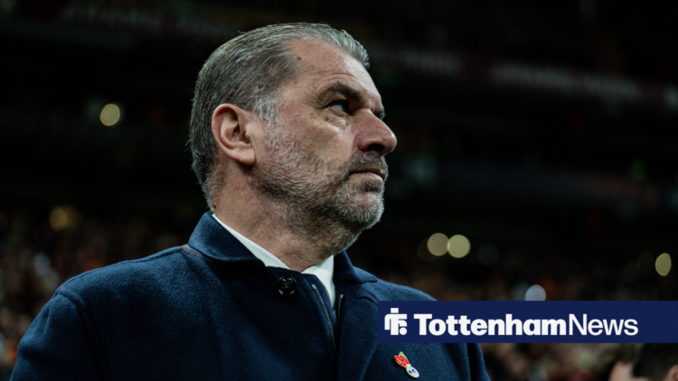 Image of former Tottenham manager Ange Postecoglou looking annoyed