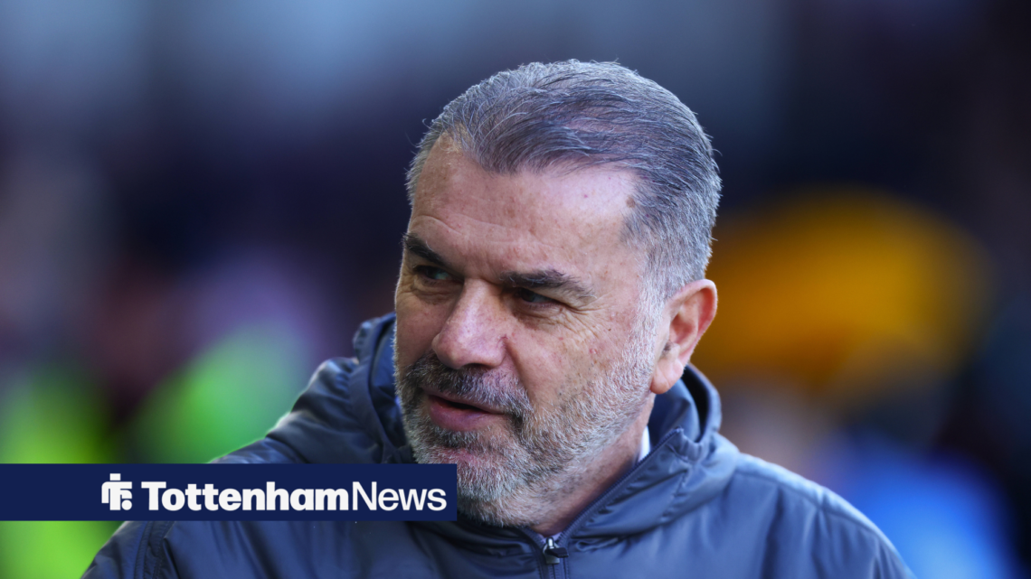 Former Tottenham manager Ange Postecoglou smirks while in action