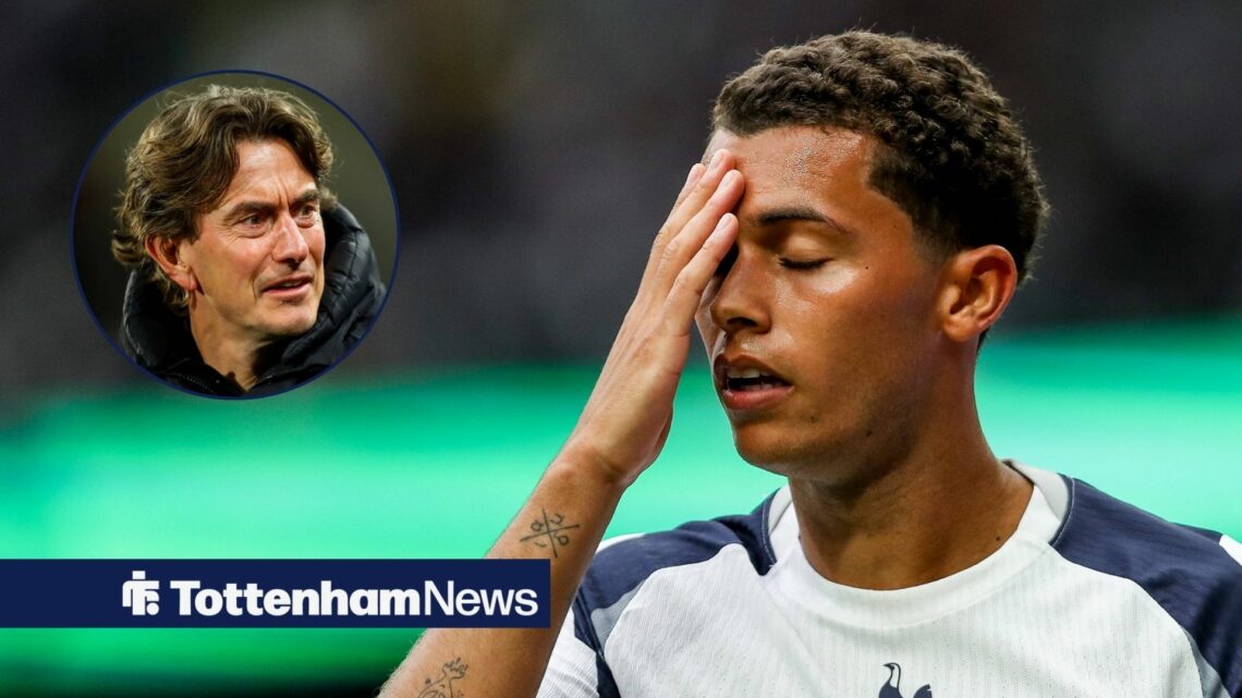 Brennan Johnson alongside a circle inset of Thomas Frank.