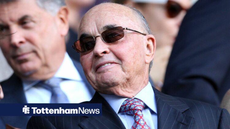 Tottenham majority owner Joe Lewis