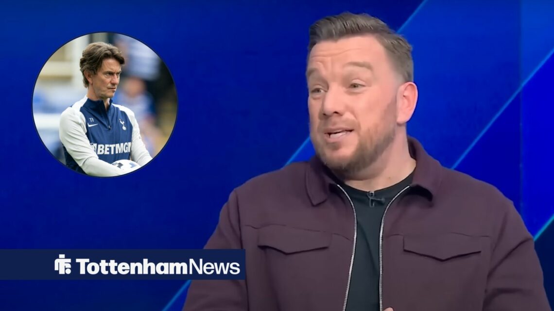 Jamie O'Hara looks at Thomas Frank in a circular inset.