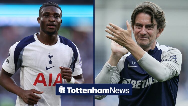 Thomas Frank applauds Mohammed Kudus.