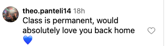 Tottenham fans comment on Dele Alli's post.