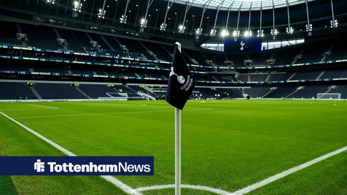 The Tottenham Hotspur Stadium.