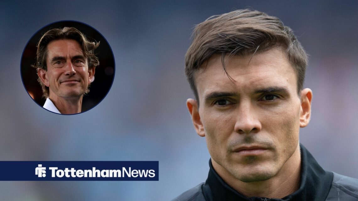 Palhinha alongside a circle inset of Thomas Frank.