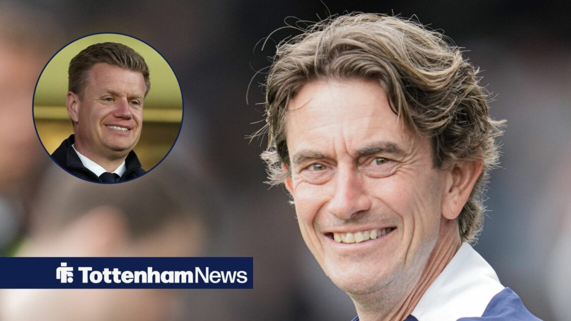 Thomas Frank smiling at Johan Lange in circular inset