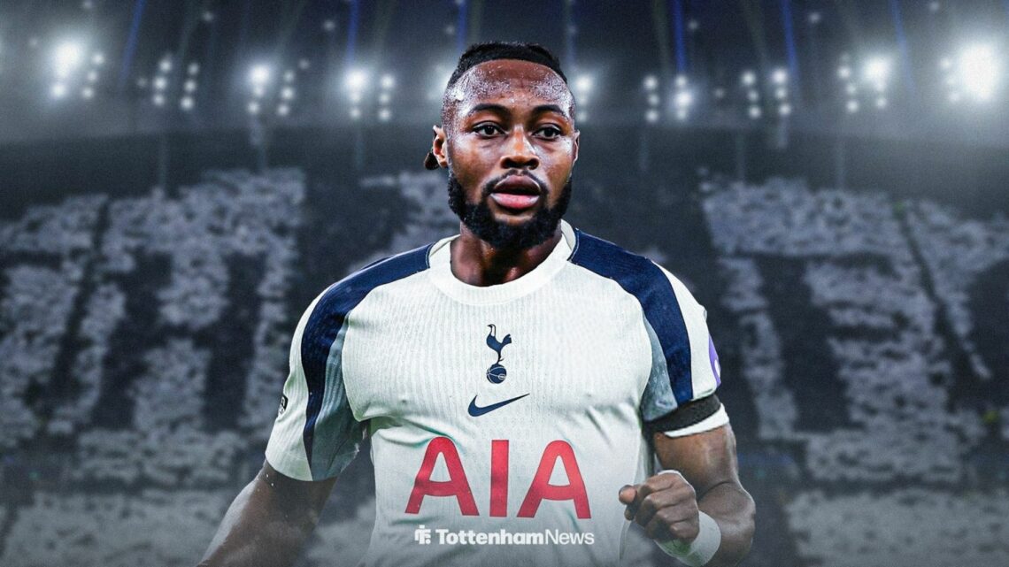 Antoine Semenyo in Tottenham kit