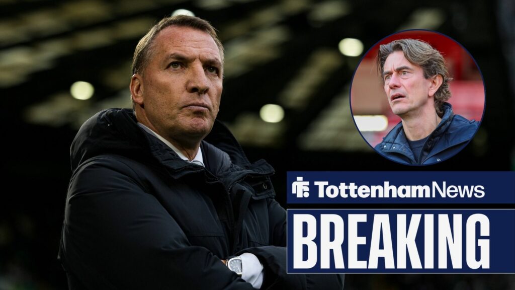 Brendan Rodgers odds slashed to become new Tottenham manager as Thomas Frank sack news breaks