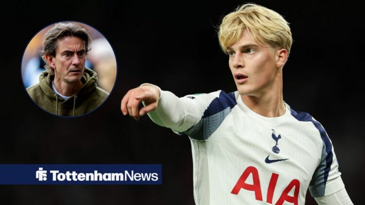 Lucas Bergvall next to Thomas Frank