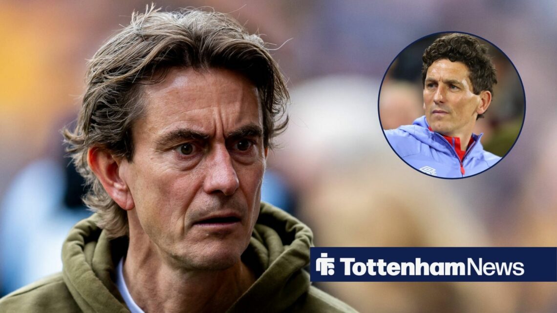 Thomas Frank next to Keith Andrews