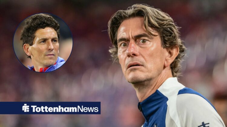 Thomas Frank next to a circular inset of Keith Andrews