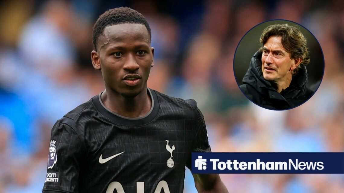 Thomas Frank next to Pape Matar Sarr