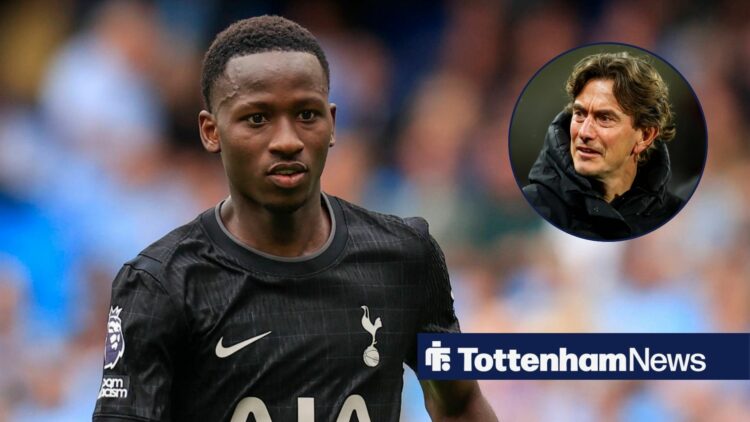 Thomas Frank next to Pape Matar Sarr