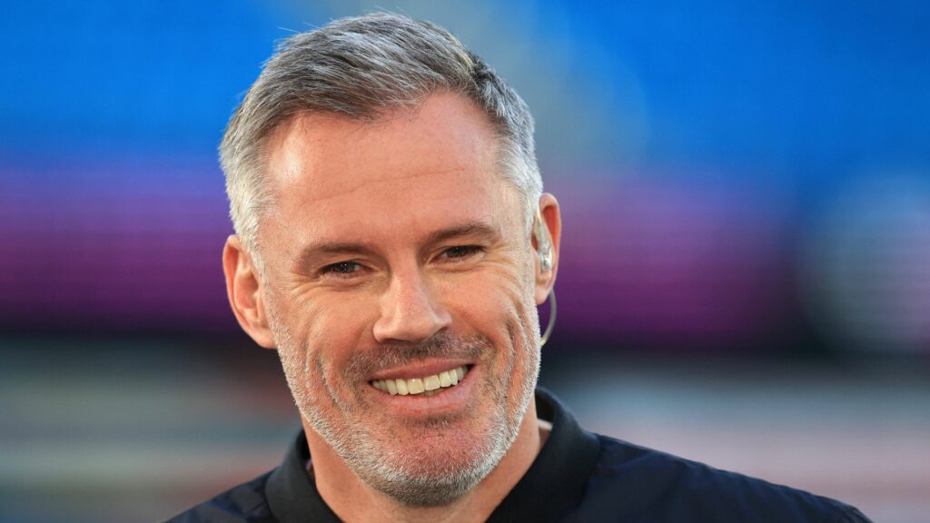 Jamie Carragher smiling
