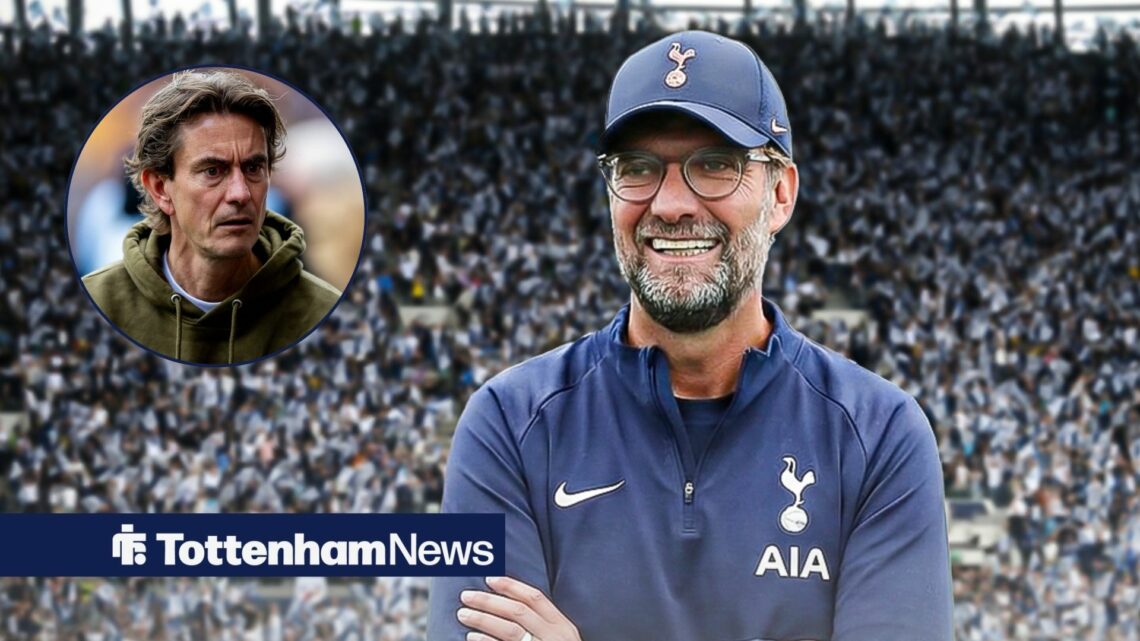 Jurgen Klopp next to Thomas Frank