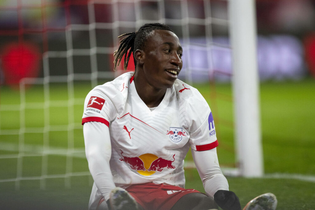 RB Leipzig's Yan Diomande sat down