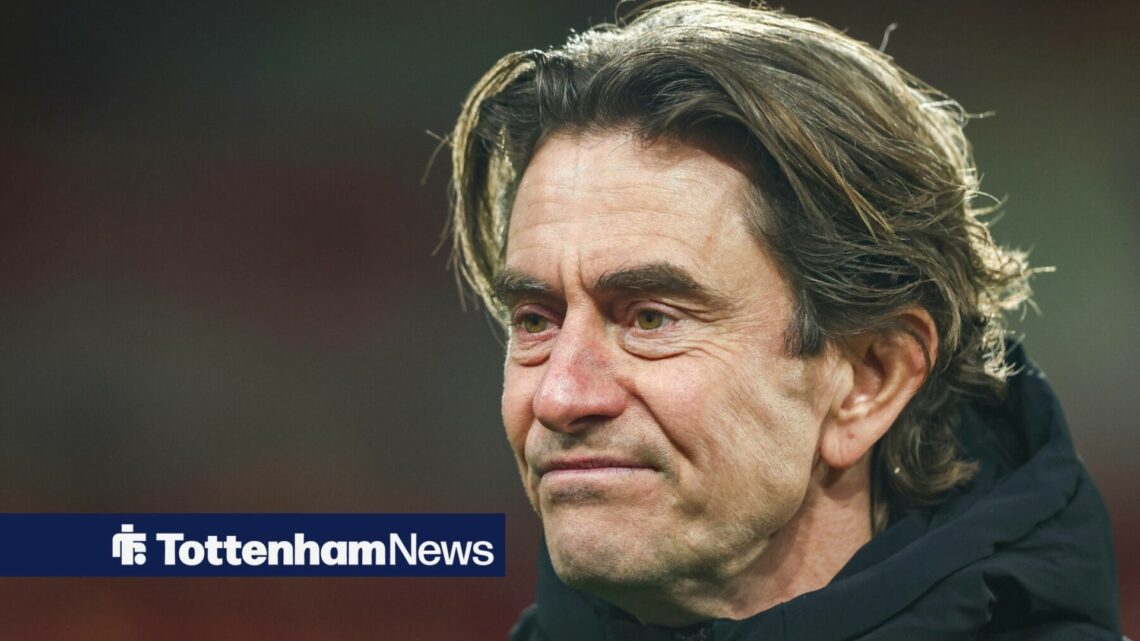 Thomas Frank looking to the left.