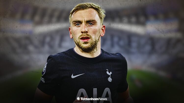 Jarrod Bowen in a Tottenham shirt