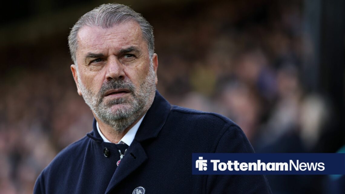 Ange Postecoglou in charge of Tottenham