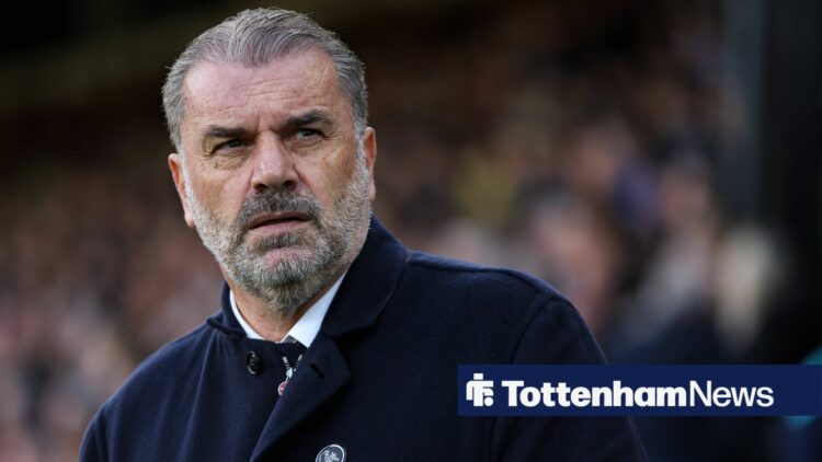 Ange Postecoglou in charge of Tottenham