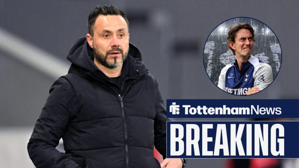 Roberto De Zerbi odds shift for Tottenham job as sack meeting underway