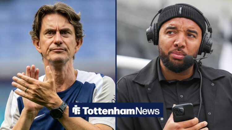 Thomas Frank and Troy Deeney.