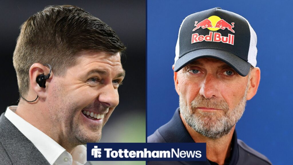Tottenham want to sign player Steven Gerrard and Jurgen Klopp love