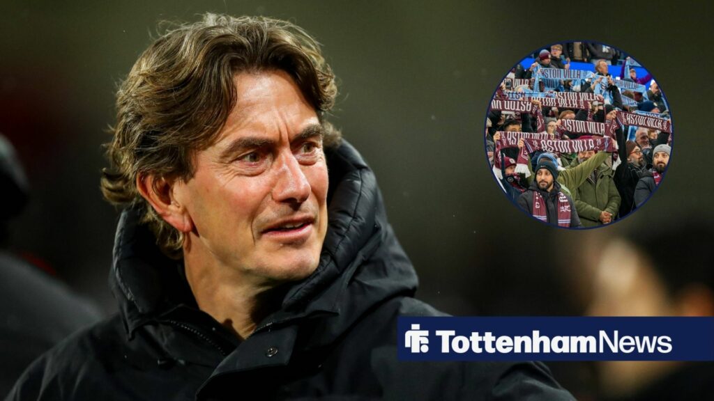 Aston Villa fans aim hilarious chant at Thomas Frank amid latest Tottenham shambles