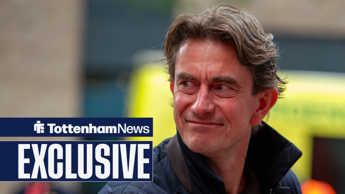 Tottenham manager Thomas Frank smiling.