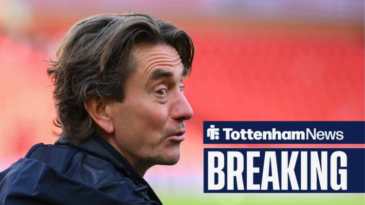 Tottenham manager Thomas Frank