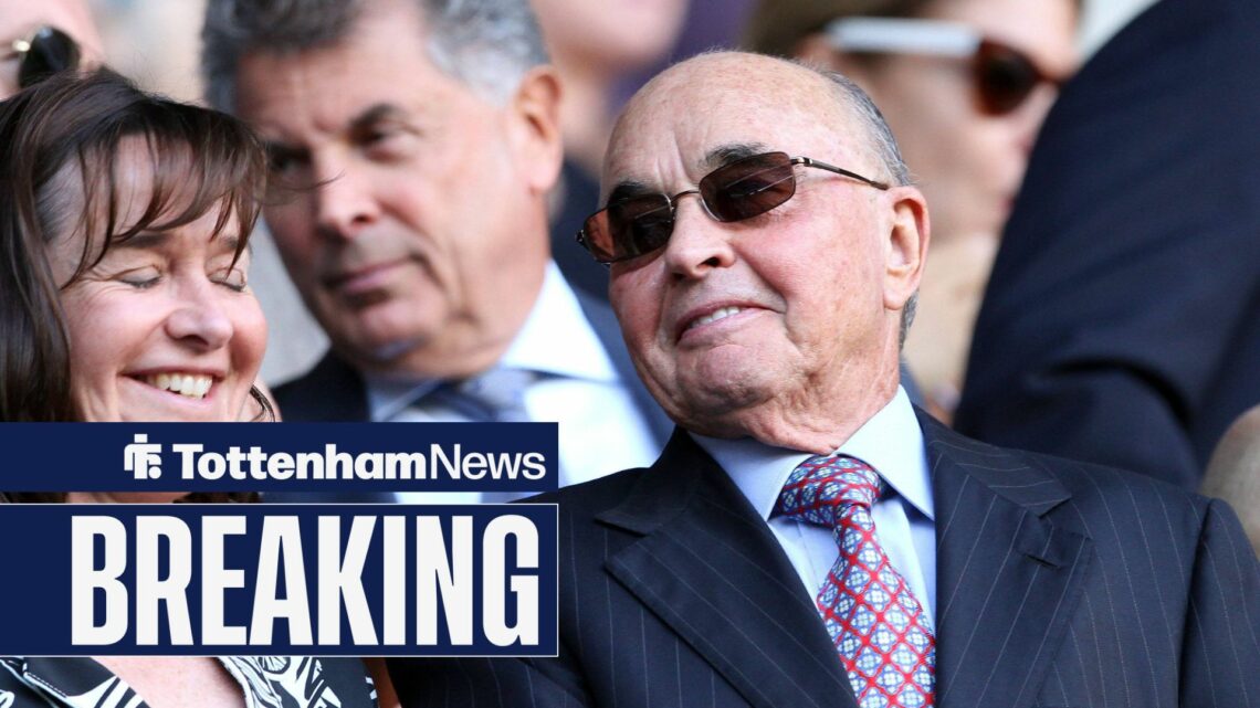 Tottenham chief Joe Lewis