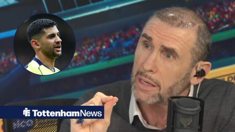 Martin Keown with Cristian Romero in frame