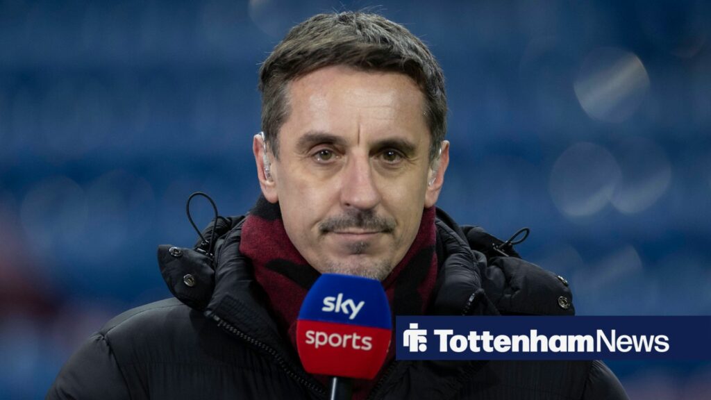 Gary Neville fumes over ‘absolute shambles’ seen in Tottenham vs Arsenal