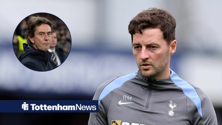 Ex-Tottenham boss Thomas Frank inset and former interim Spurs manager Ryan Mason