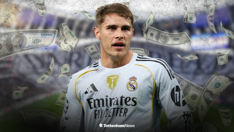 Micky van de Ven in a Real Madrid shirt