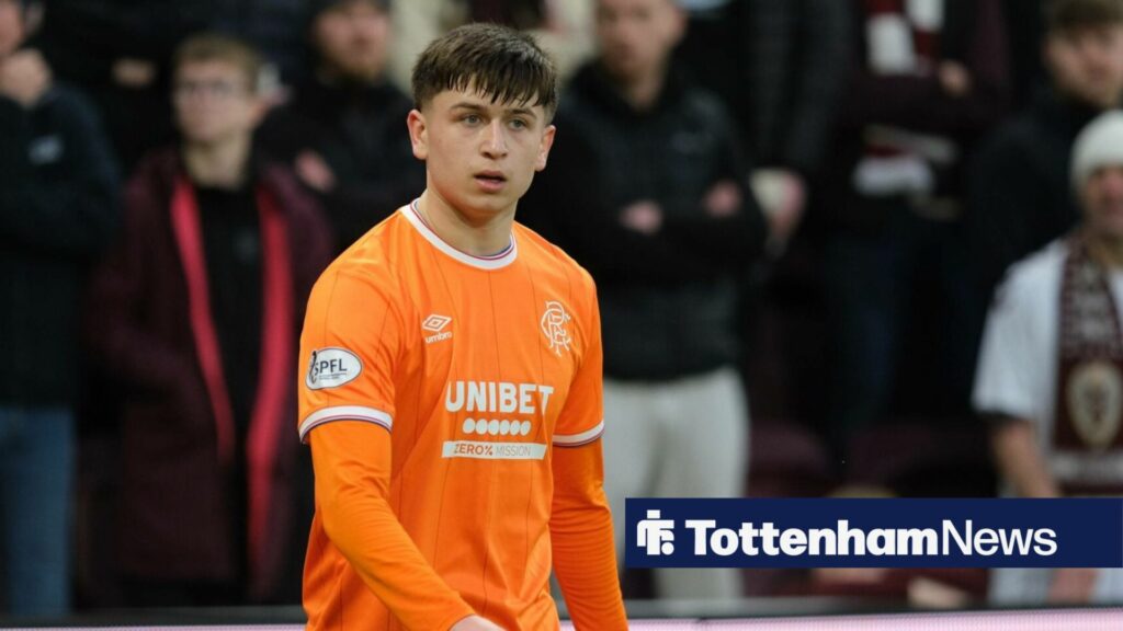Mikey Moore reacts as Tottenham youngster George Feeney deals double blow to Arsenal